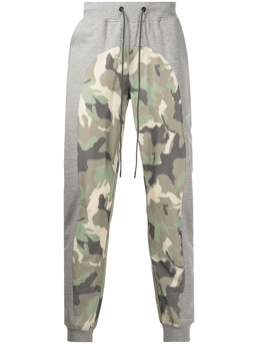 Mostly Heard Rarely Seen camouflage-panel track pants - Grey von Mostly Heard Rarely Seen