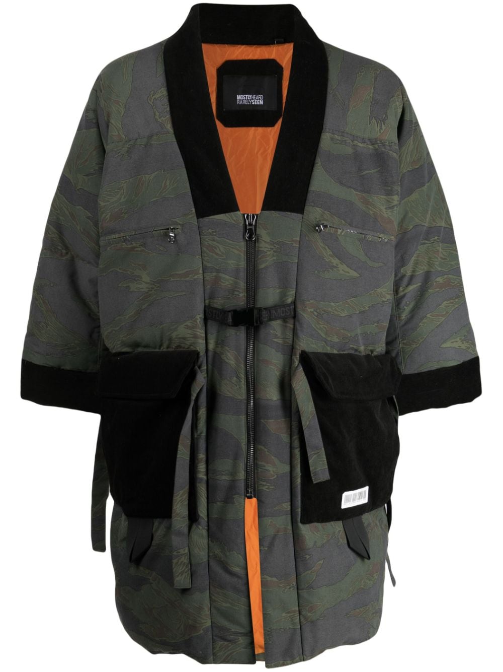 Mostly Heard Rarely Seen camouflage-print cotton padded jacket - Green von Mostly Heard Rarely Seen