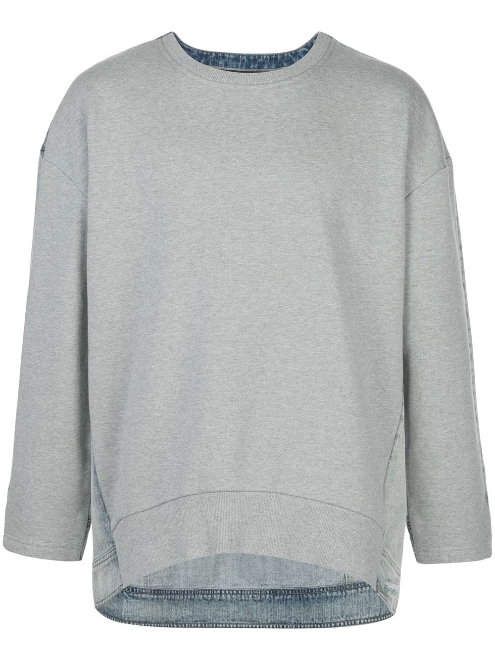 Mostly Heard Rarely Seen denim back sweatshirt - Grey von Mostly Heard Rarely Seen