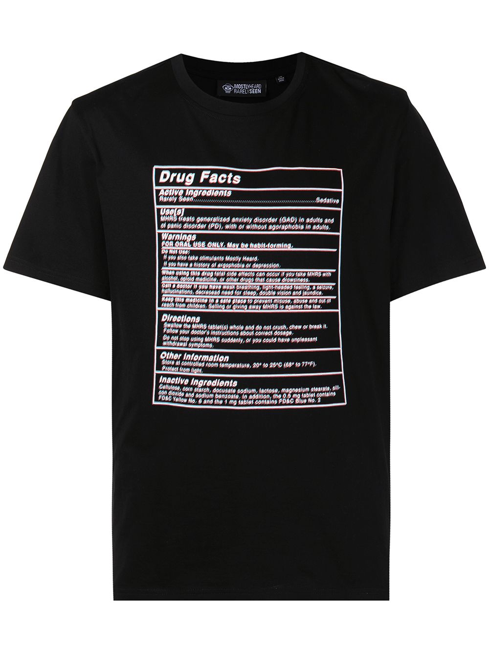 Mostly Heard Rarely Seen graphic-print stretch-cotton T-shirt - Black von Mostly Heard Rarely Seen
