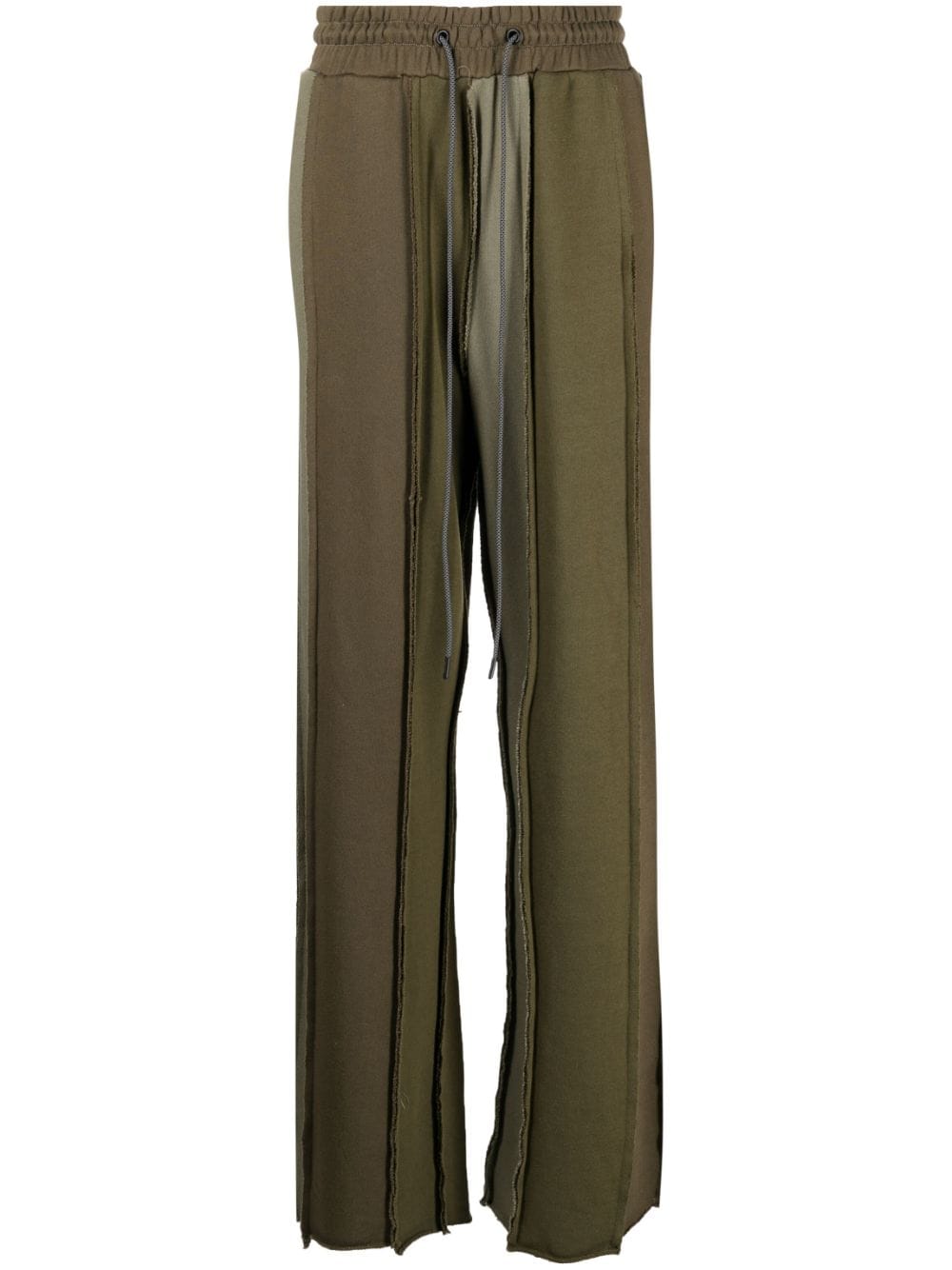 Mostly Heard Rarely Seen panelled cotton track pants - Green von Mostly Heard Rarely Seen