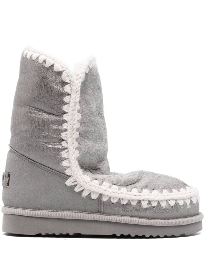 Mou Eskimo 24 leather boots - Grey von Mou