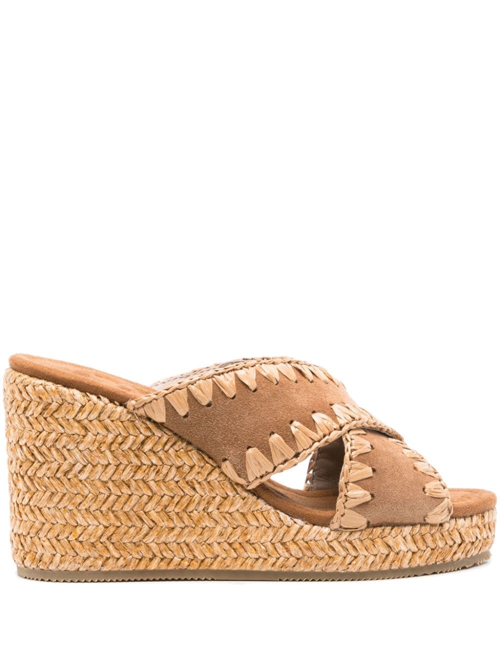 Mou 95mm suede espadrilles - Brown von Mou