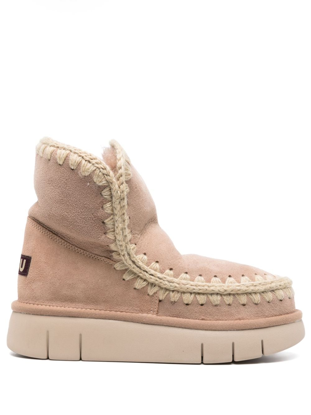 Mou Eskimo suede boots - Pink von Mou