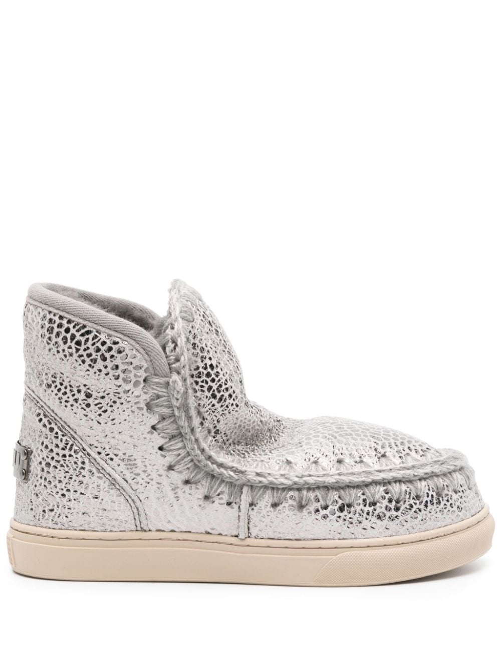 Mou Eskimo textured-finish boots - Grey von Mou