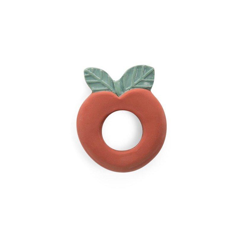 Beißring Aus Naturkautschuk Apfel Pomme Des Bois Unisex Rot ONE SIZE von Moulin Roty