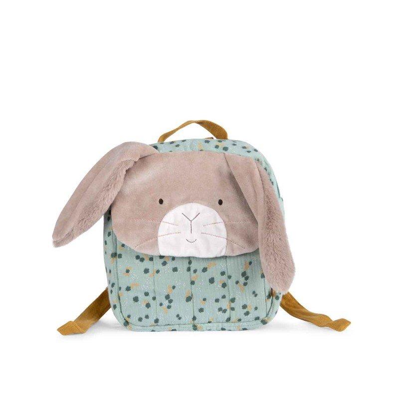 Rucksack Kaninchen Grün Trois Petits Lapins Mädchen Hellblau ONE SIZE von Moulin Roty