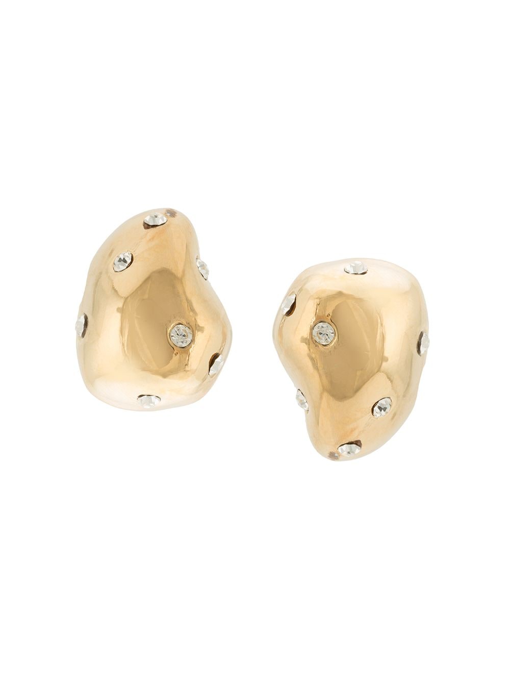 Mounser Nucleus crystal-embellished stud earrings - Gold von Mounser