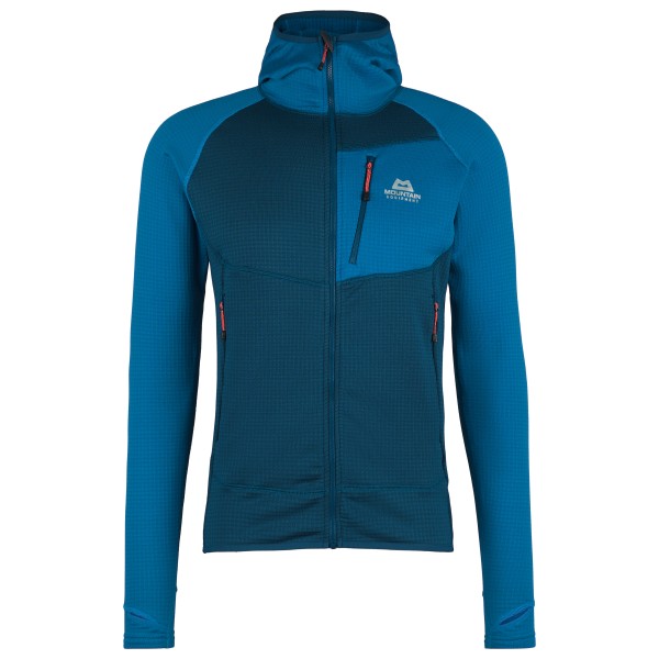 Mountain Equipment - Eclipse Hooded Jacket - Fleecejacke Gr L;M;S;XL;XXL blau;blau/orange;blau/rot von Mountain Equipment