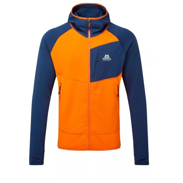 Mountain Equipment - Eclipse Hooded Jacket - Fleecejacke Gr M blau/orange Mountain Equipment - Eclipse Hooded Jacket - Fleecejacke Gr M blau/orange von Mountain Equipment