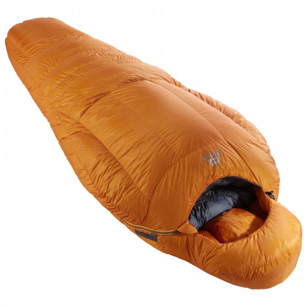 Mountain Equipment - Iceline - Daunenschlafsack Gr Long - Body Size: 200 cm braun/orange/beige von Mountain Equipment