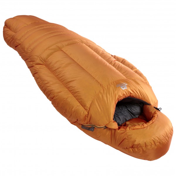 Mountain Equipment - Snowline - Daunenschlafsack Gr Long - 219x80 cm;Regular - Body Size: 185 cm braun/orange von Mountain Equipment