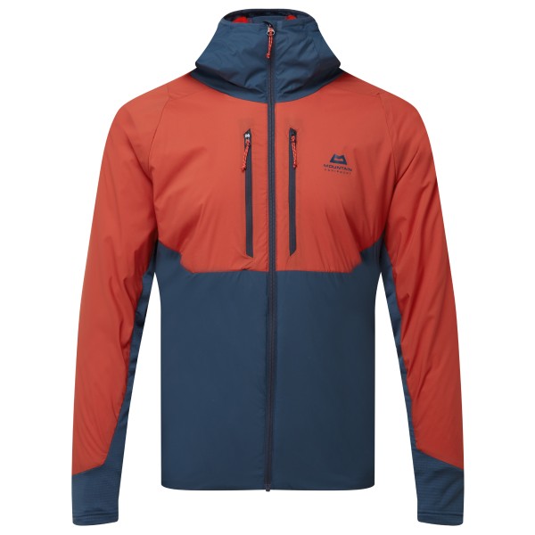 Mountain Equipment - Switch Pro Hooded Jacket - Fleecejacke Gr L rot/blau von Mountain Equipment