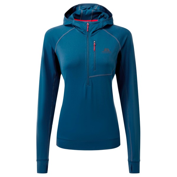 Mountain Equipment - Women's Aiguille Hooded Top - Hoodie Gr 12 blau von Mountain Equipment