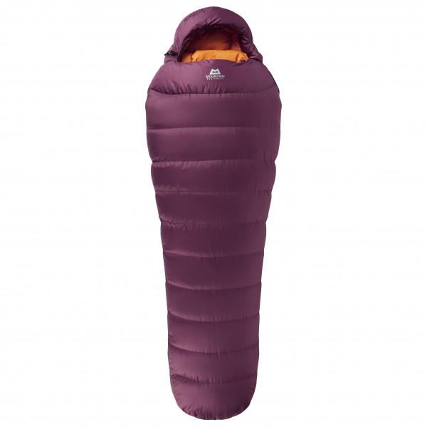 Mountain Equipment - Women's Classic Eco 500 - Daunenschlafsack Gr Long - Body Size: 185 cm;Regular - Body Size: 170 cm raisin von Mountain Equipment