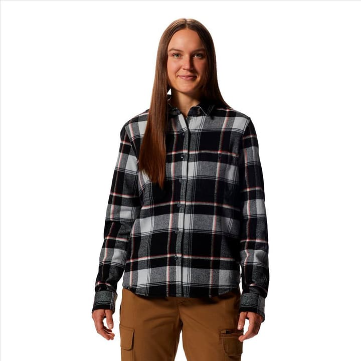 Mountain Hardwear W Plusher Long Sleeve Shirt Bluse schwarz von MOUNTAIN HARDWEAR