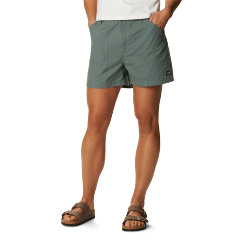 Mountain Hardwear Damen Cotton Ridge Short - grün (Grösse: 12) von Mountain Hardwear