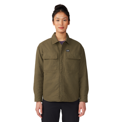 Mountain Hardwear Damen Flannel Shacket - grün (Grösse: XL) von Mountain Hardwear