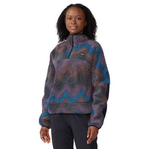 Mountain Hardwear Damen HiCamp™ Fleece Printed Pullover - violett (Grösse: L) von Mountain Hardwear