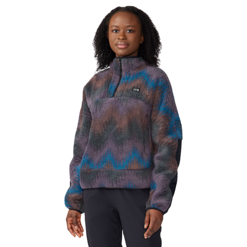 Mountain Hardwear Damen HiCamp™ Fleece Printed Pullover - violett (Grösse: M) von Mountain Hardwear