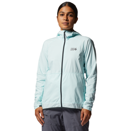 Mountain Hardwear Damen Kor AirShell Hoody - blau (Grösse: L) von Mountain Hardwear