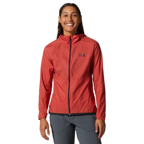 Mountain Hardwear Damen Kor AirShell Hoody - rot (Grösse: L) von Mountain Hardwear