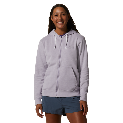 Mountain Hardwear Damen MHDamen Logo Full Zip - violett (Grösse: M) von Mountain Hardwear