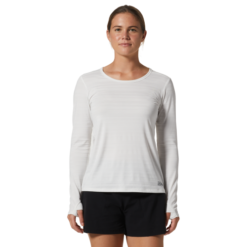 Mountain Hardwear Damen Mighty Stripe™ Long Sleeve - weiss (Grösse: L) von Mountain Hardwear