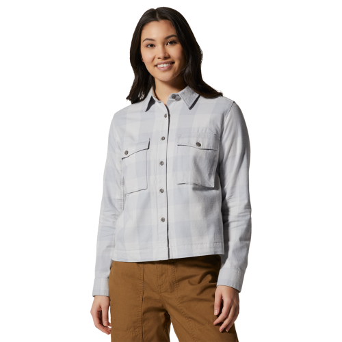 Mountain Hardwear Damen Moiry Shirt Jacket - grau (Grösse: L) von Mountain Hardwear