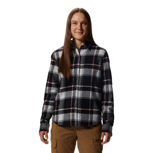 Mountain Hardwear Damen Plusher Long Sleeve Shirt - schwarz (Grösse: L) von Mountain Hardwear