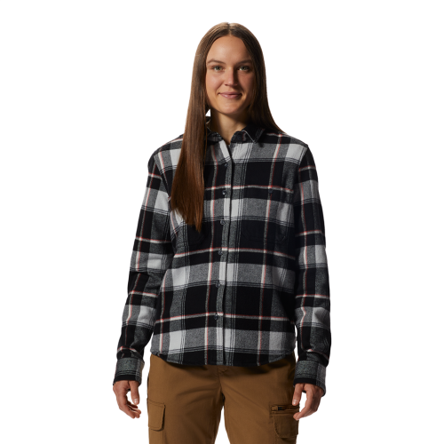 Mountain Hardwear Damen Plusher Long Sleeve Shirt - schwarz (Grösse: M) von Mountain Hardwear