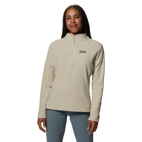 Mountain Hardwear Damen PolartecВ® Microfleece 1/4 Zip - beige (Grösse: S) von Mountain Hardwear