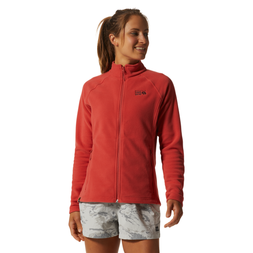 Mountain Hardwear Damen Polartec Microfleece Full Zip - rot (Grösse: S) von Mountain Hardwear