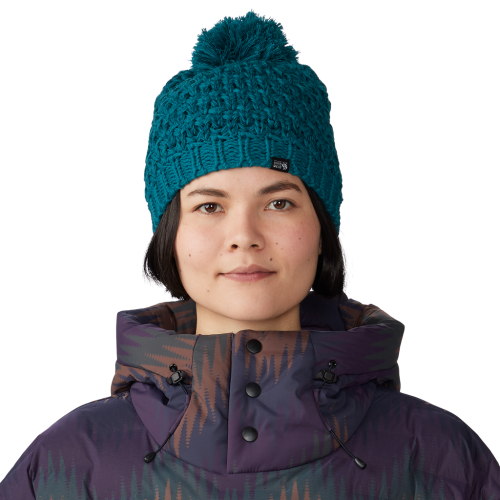 Mountain Hardwear Damen Snow Capped Beanie - blau (Grösse: one size) von Mountain Hardwear