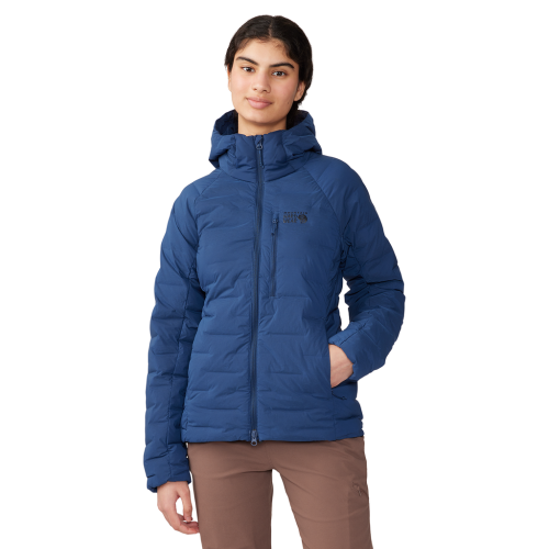 Mountain Hardwear Damen Stretchdown Hoody - blau (Grösse: S) von Mountain Hardwear