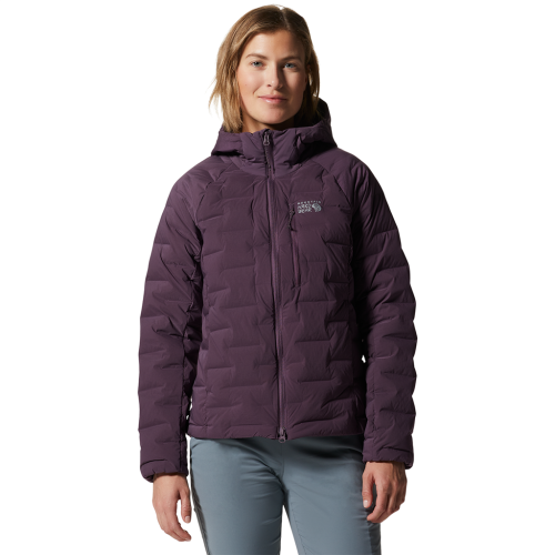 Mountain Hardwear Damen Stretchdown Hoody - violett (Grösse: L) von Mountain Hardwear