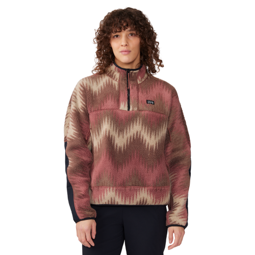 Mountain Hardwear HiCamp™ Fleece Printed Pullover - mehrfarbig (Grösse: L) von Mountain Hardwear