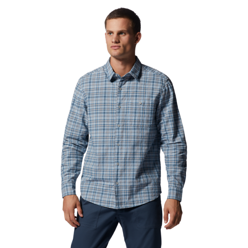 Mountain Hardwear M Big Cottonwood LS Shirt - blau (Grösse: M) von Mountain Hardwear