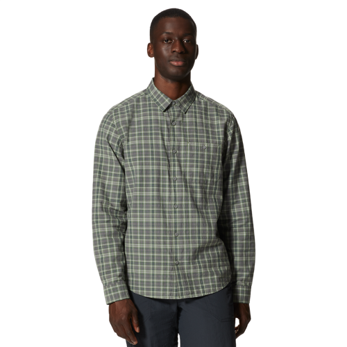 Mountain Hardwear M Big Cottonwood LS Shirt - grün (Grösse: L) von Mountain Hardwear