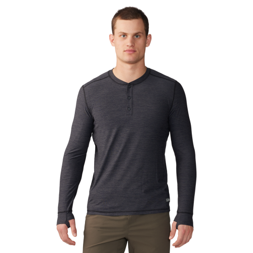 Mountain Hardwear M Chill Action LS Crew - schwarz (Grösse: L) von Mountain Hardwear