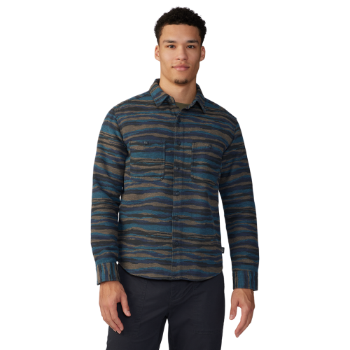 Mountain Hardwear M Granite Peak Long Sleeve Flannel Shirt - blau (Grösse: M) von Mountain Hardwear