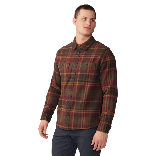 Mountain Hardwear M Plusher™ Long Sleeve Shirt - rot (Grösse: M) von Mountain Hardwear