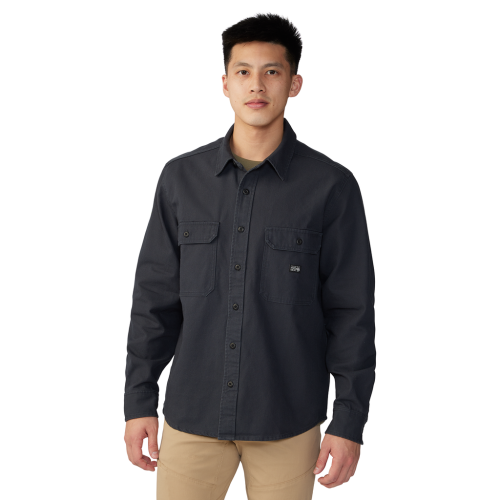 Mountain Hardwear M Teton Ridge™ LS Shirt - schwarz (Grösse: M) von Mountain Hardwear