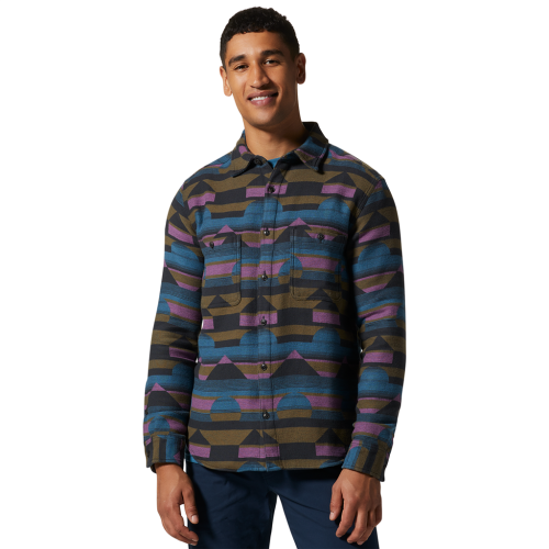 Mountain Hardwear M grünite Peak Long Sleeve Flannel Shirt - blau (Grösse: XL) von Mountain Hardwear