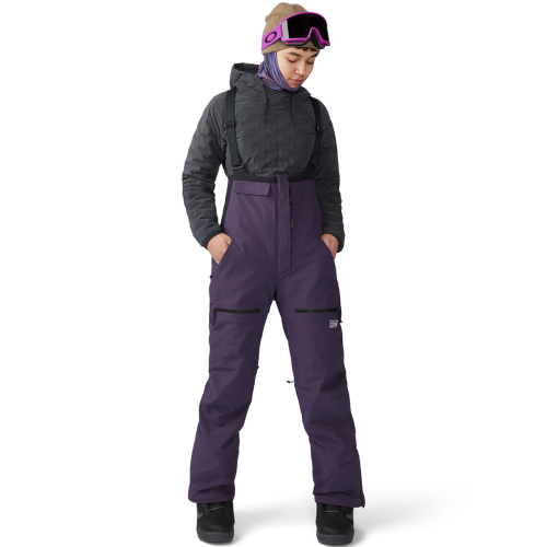 Mountain Hardwear Powder Maven™ Bib - violett (Grösse: L) von Mountain Hardwear