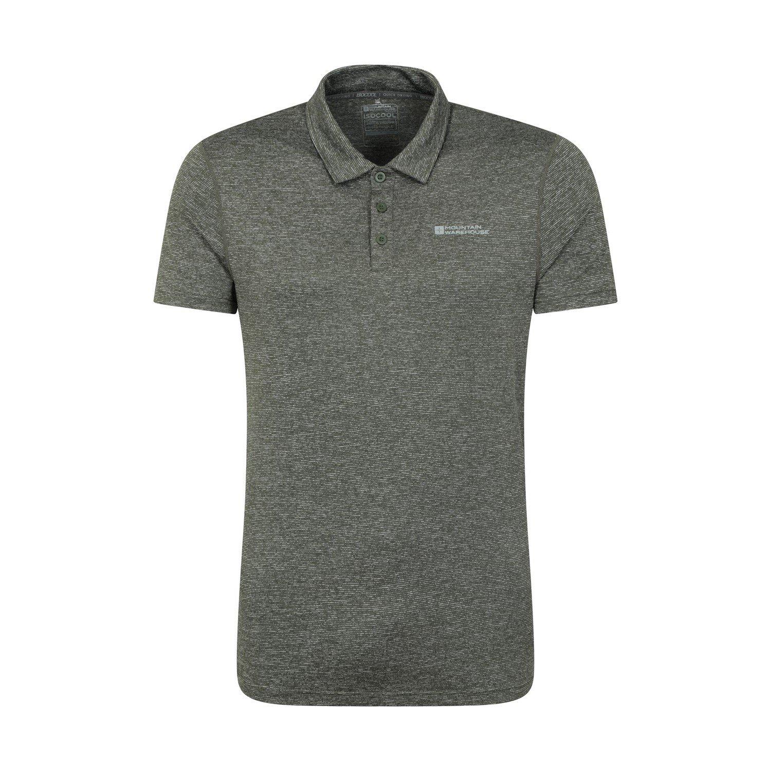 Agra Poloshirt Herren Grün L von Mountain Warehouse