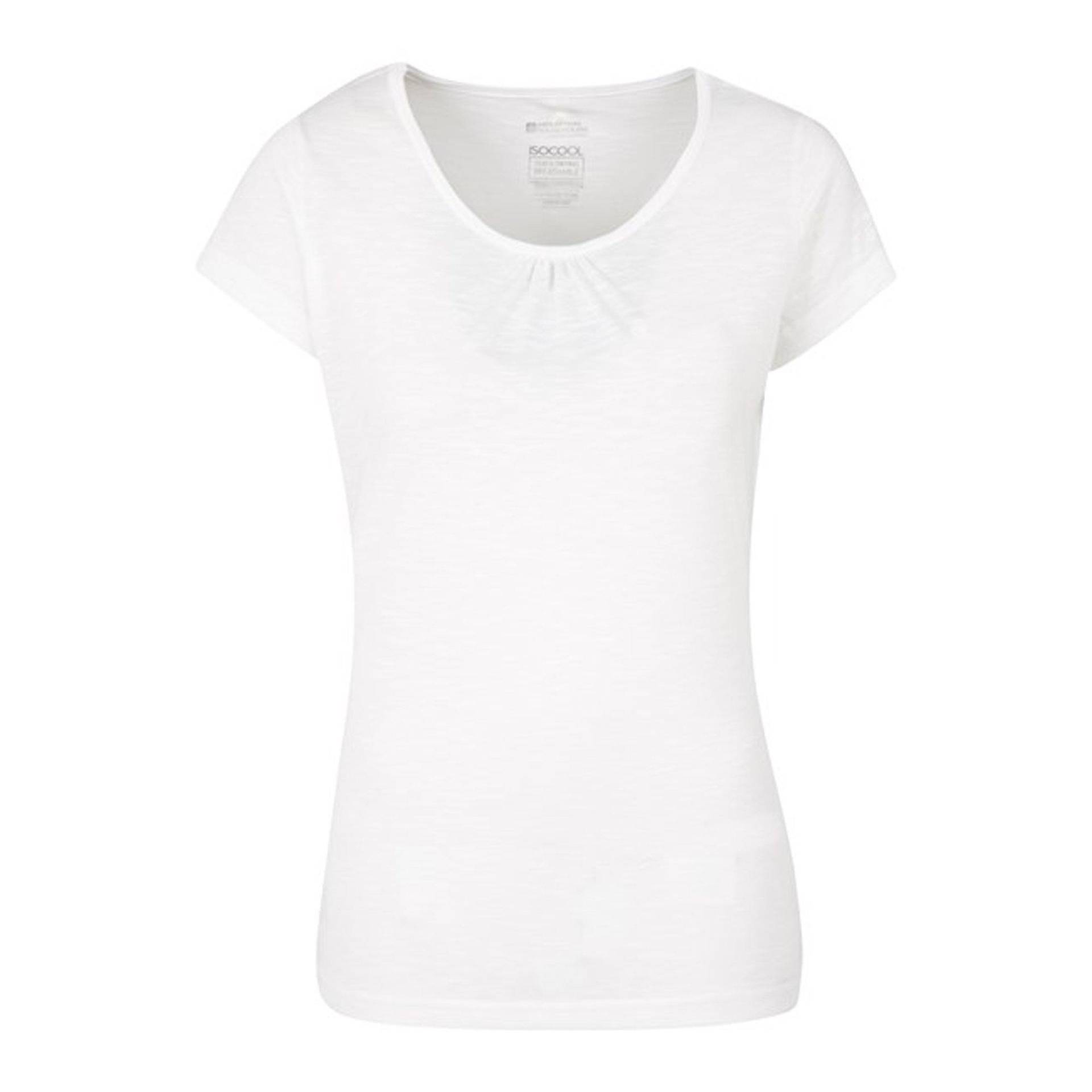 Agra Tshirt Damen Weiss 38 von Mountain Warehouse