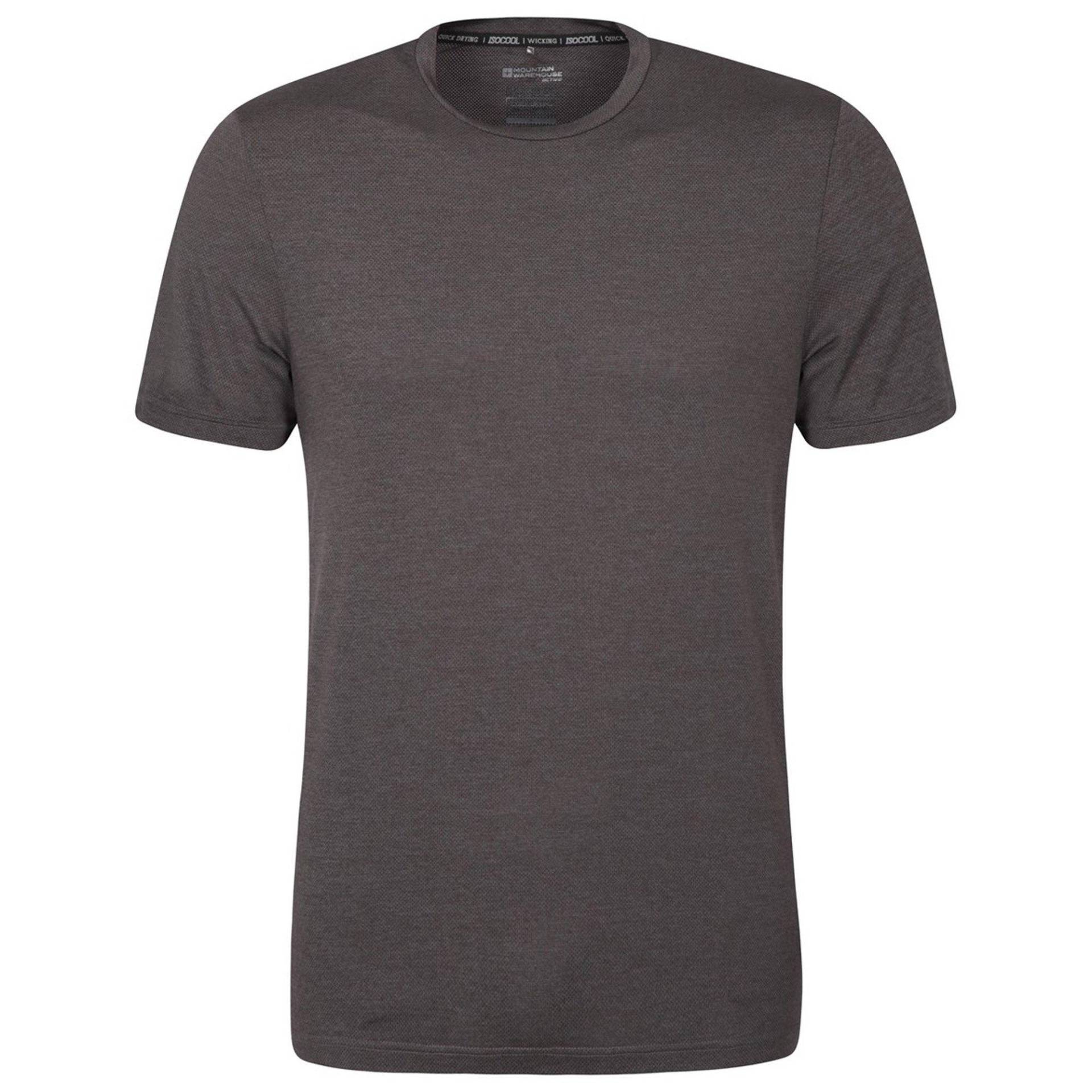 Agra Tshirt Herren Schwarz XS von Mountain Warehouse