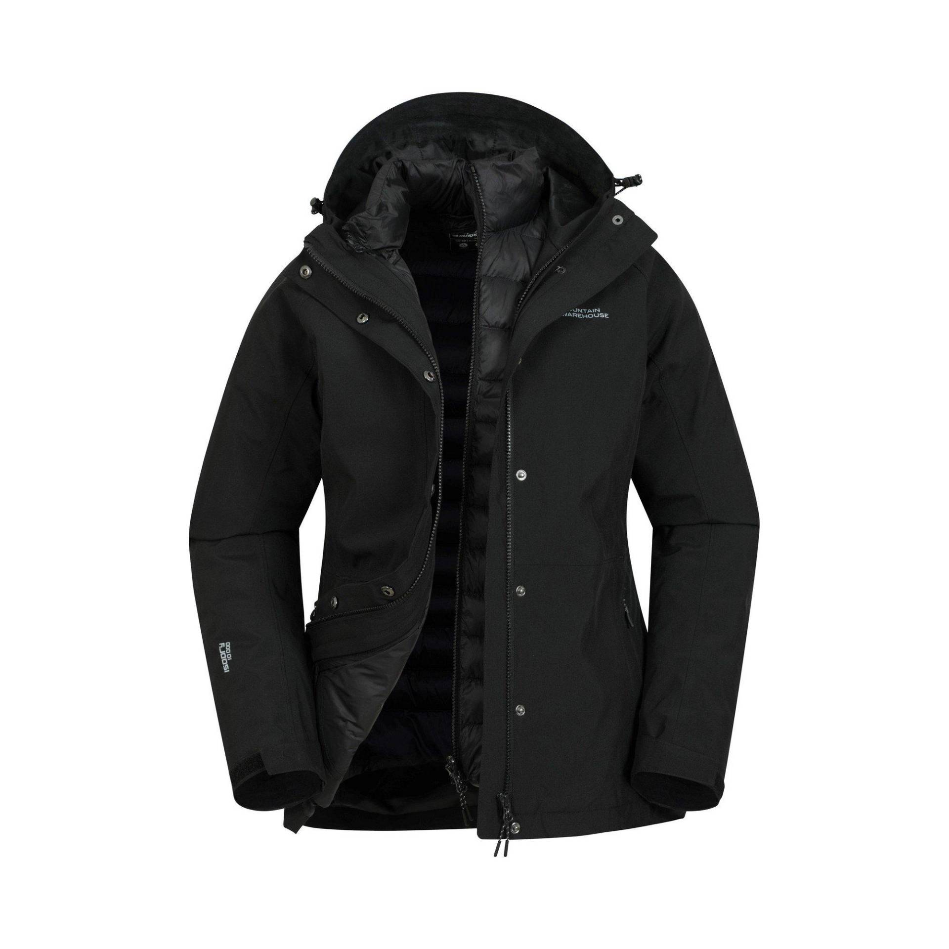 Alaskan Steppjacke Damen Schwarz 38 von Mountain Warehouse