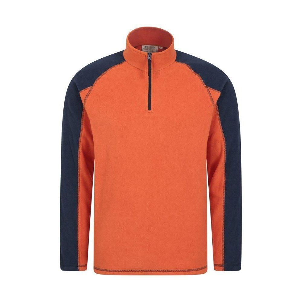 Ashbourne Fleeceoberteil Herren Orange XS von Mountain Warehouse